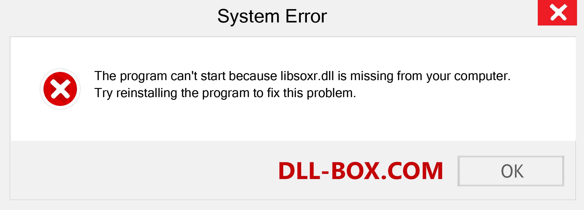  libsoxr.dll file is missing?. Download for Windows 7, 8, 10 - Fix  libsoxr dll Missing Error on Windows, photos, images