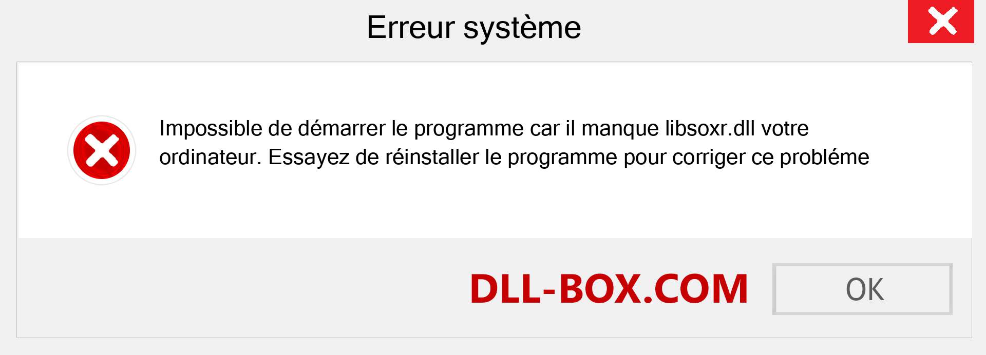 Le fichier libsoxr.dll est manquant ?. Télécharger pour Windows 7, 8, 10 - Correction de l'erreur manquante libsoxr dll sur Windows, photos, images